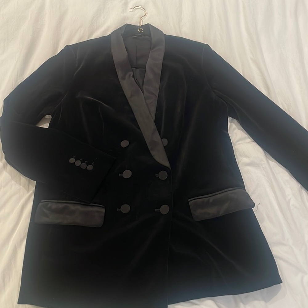 Velvet & Satin Blazer